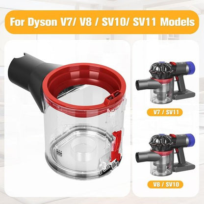 Dyson V8 Replacement Dust Bin - High-Quality Vacuum Canister for V7, V8, SV10, SV11 | Part No. 967699-01