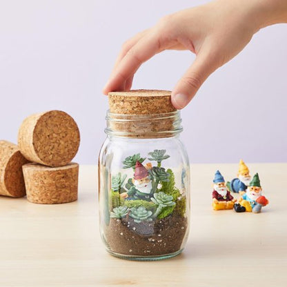 Juvale Cork Stoppers - 4-Pack, 2.44 x 2.20 x 1.50 In, Brown - Wine Corks, Jar Seals & Bottle Stoppers for Crafts