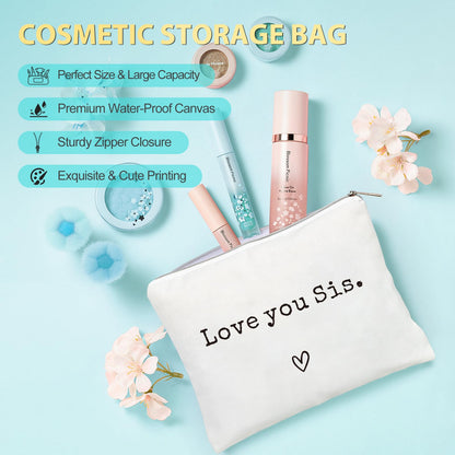 Sisters Gifts from Sister, Sister Christmas Gifts, Sister Birthday Gifts, Best Sister Ever Gift Basket with Tote Bag, Love You Sister Unique Gifts Ideas for Sister, Sister in Law