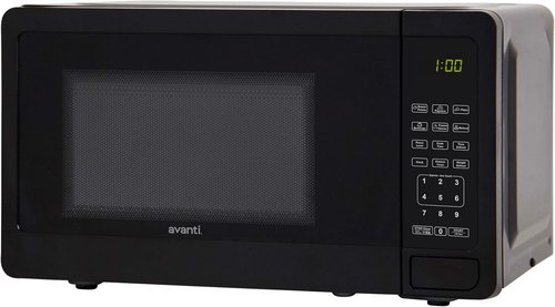 Avanti Microwave Oven - 700-Watt Compact Design with 6 Pre-Cooking Settings | 0.7 Cu.Ft., Black