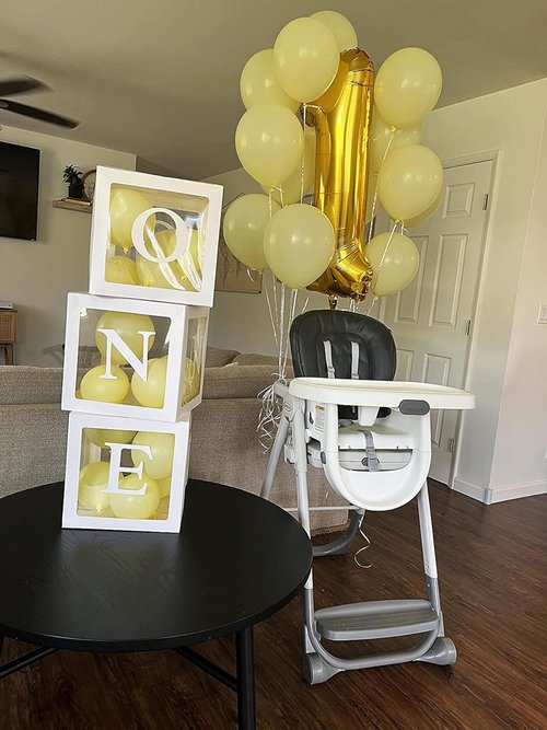 Gold Number Balloons 40 Inch - Big One Balloon for 1st Birthday | Perfect for Celebrations & Graduations