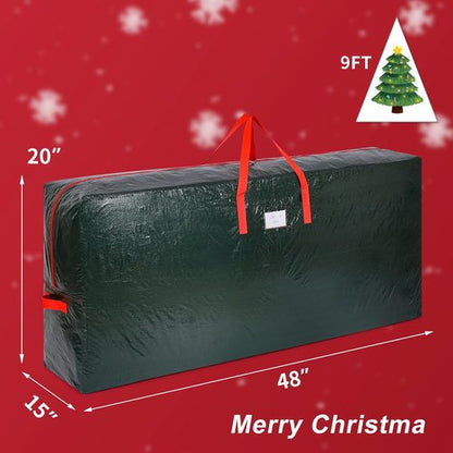 KRYSTY Christmas Tree Storage Bag - Durable Waterproof Design for 9 Ft Holiday Trees | Zippered with Carry Handles