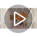 Gold Pumpkin Carriage Curtain Tiebacks Thanksgiving Halloween Decor - Variation of Gold / Pumpkin Carriage