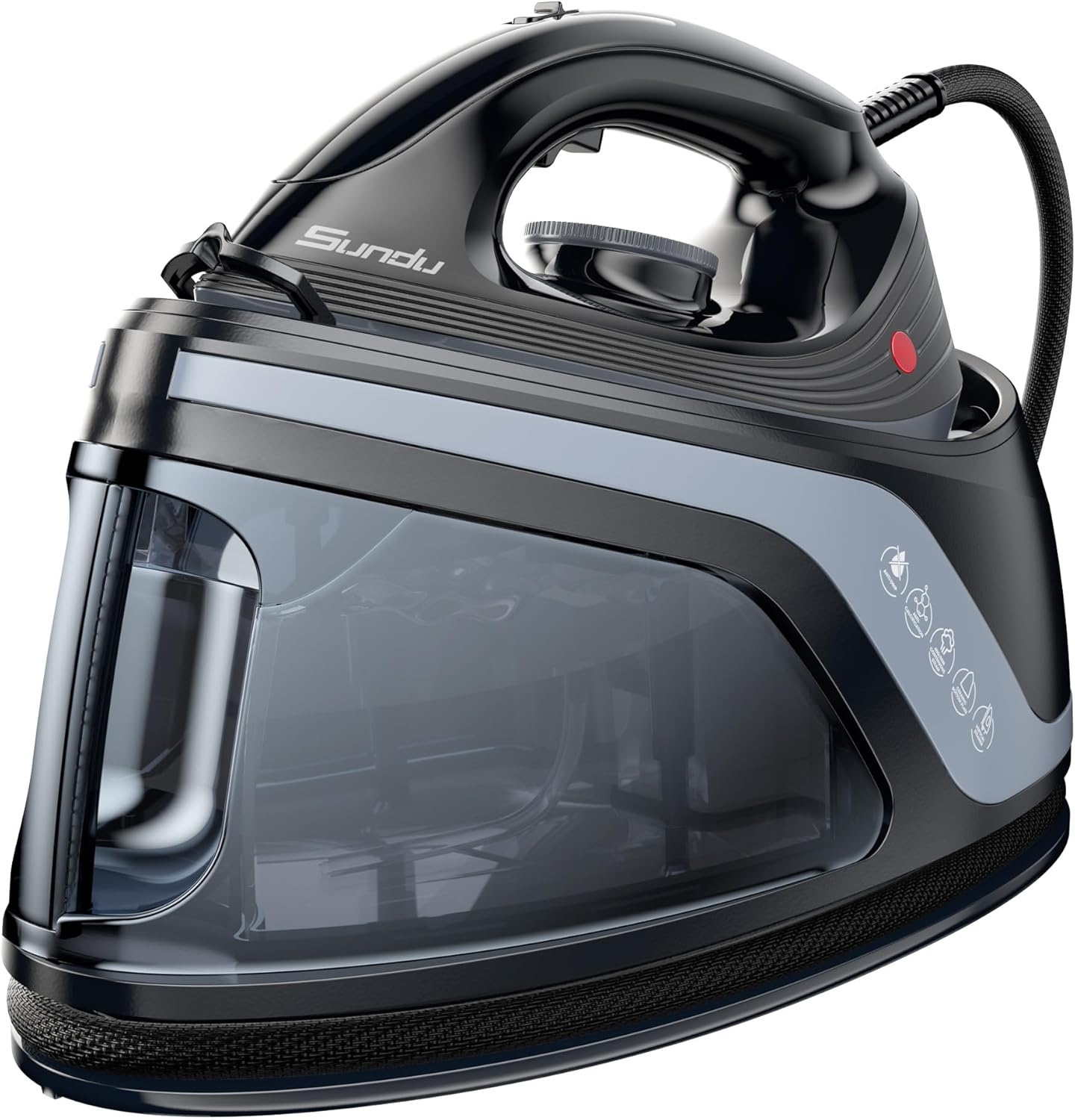 Sundu Pro Steam Station Iron - 1600W Professional Steam Iron with 44 oz Tank & Ceramic Baseplate