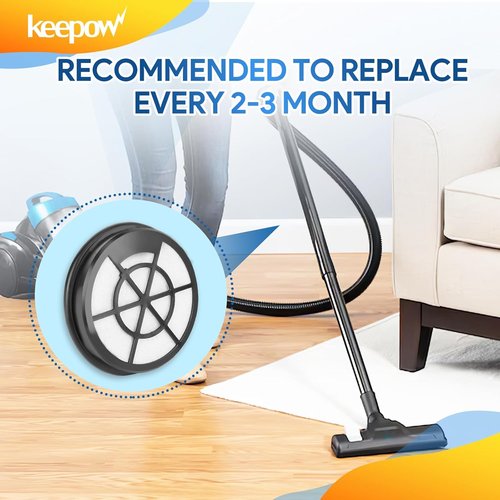 KEEPOW Vacuum Filters - Compatible with Eureka Whirlwind NEN110A, NEN110B, NEN110D | 2-Pack