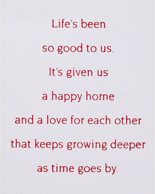 American Greetings Christmas Card - Romantic Holiday Greeting with Detachable Keepsake Ornament | Perfect for Wife