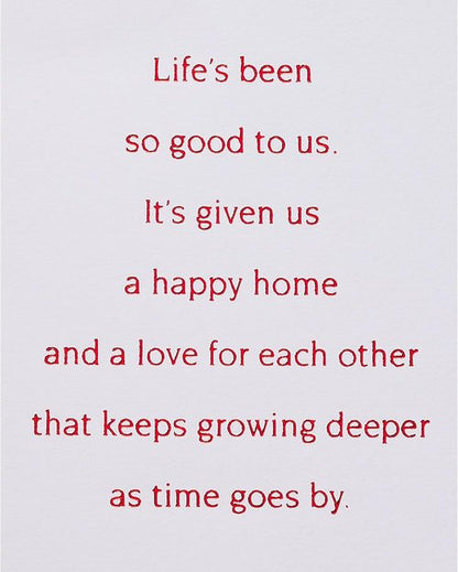American Greetings Christmas Card - Romantic Holiday Greeting with Detachable Keepsake Ornament | Perfect for Wife