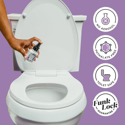 Poo-Pourri Before-You-Go Toilet Spray - Lavender Vanilla, 2 Fl Oz | Essential Oil Bathroom Deodorizer, TSA Approved
