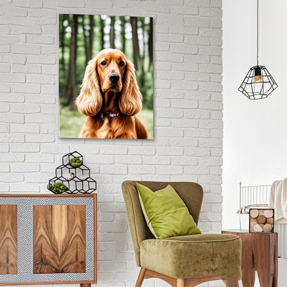 Skiennix Personalized Canvas Print - Custom Wall Art for Bedroom & Living Room | 28" W x 40" H