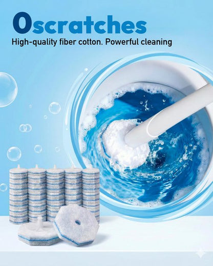 60 Count Toilet Wand Refills for Clorox Toilet Brush, Disposable Heads for Deep Cleaning, Instant Foam