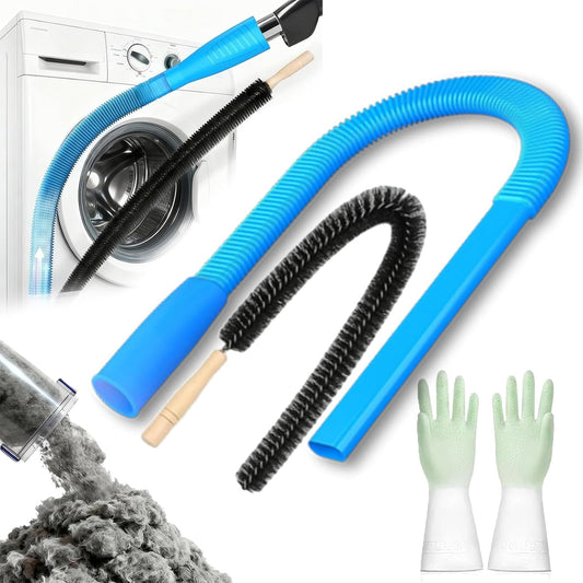 Upgraded Dryer Lint Vac Attachment by [Brand Name] - Universal Vacuum Cleaner Kit for Deep Cleaning Ducts & Lint Removal