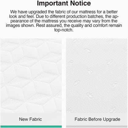 Novilla Twin Mattress - 6 Inch Memory Foam for Pressure Relief & Comfort | CertiPUR-US Certified