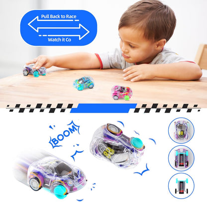 Skiennix Mini Pull Back Cars Set - 50 Racing Vehicles for Kids | Perfect Party Favors & Goodie Bag Stuffers