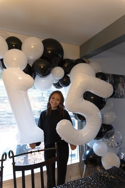 Translucent Number 9 Balloon by [Brand Name] - 40 Inch Giant Birthday Decoration for Boys & Girls