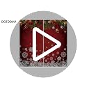 Snowflake Christmas Window Curtains 82x84 Inches - Holiday Decor for Bedroom & Living Room - 2 Panel