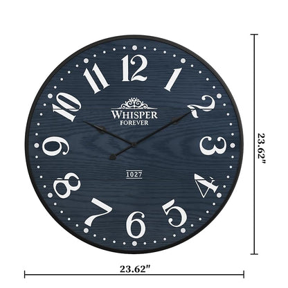 3More 24-Inch Silent Battery-Operated Wall Clock - Blue (Variation of THIS listing)