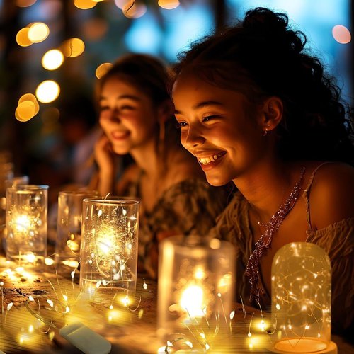 Etinga 7FT 20 LED Warm White Fairy Lights - Battery Operated Mini String Lights for Weddings, Parties & Decorations