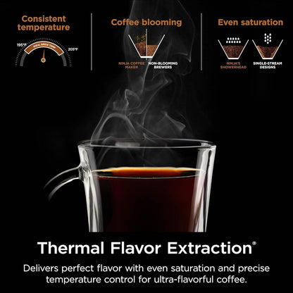 Ninja Specialty Coffee Maker - Brew Hot & Iced Coffee | 6 Styles, 10-Cup Carafe, Black