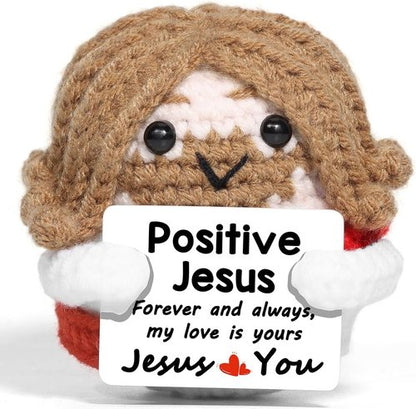 AICase Easter Basket Stuffers - Jesus Christian Gifts for Women | Positive Crochet Figures