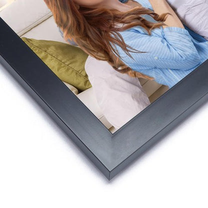 Giftgarden 12x16 Picture Frame Black, Fit 30x40cm Diamond Painting Art, 16x12 Thin Poster Photo Frame for Wall Display, Single