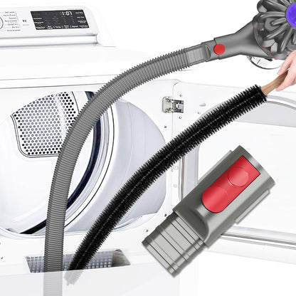 Sealegend Dryer Vent Cleaner Kit - 2 Pieces Compatible with Dyson V7, V8, V10, V11, V15 | Flexible Lint Brush Attachment