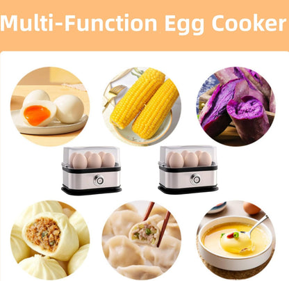 Smart Egg Cooker - Multi-Function Electric Device with Auto Shut-Off | 6 Egg Capacity for Perfect Hard, Medium, and Soft Boiled Eggs