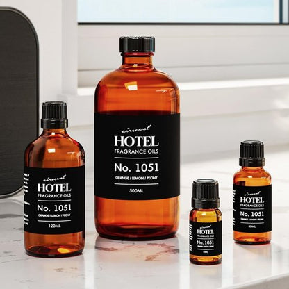 AirScent Citrus Zest Diffuser Oil No. 1051 - Premium Orange Lemon Peony Fragrance - 10 mL Glass Dropper Bottle