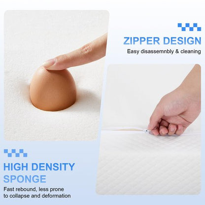 FDW | 8 Inch King Mattress | Medium Firm | Gel Memory Foam Mattress | White | Bed in a Box, CertiPUR-US Certified | Pressure Relief, Cooling Ventilated Foam | Washable Removable Cover