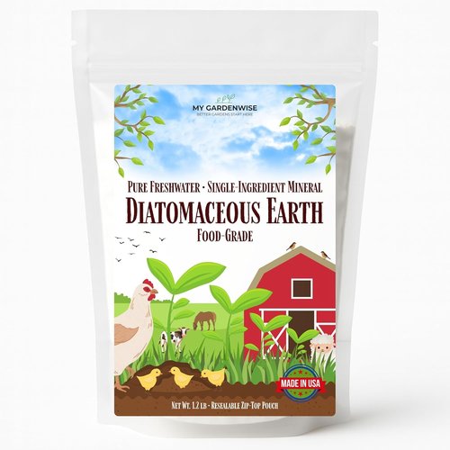 Diatomaceous Earth Food Grade - Safe DE Powder for Pets & Plants - Made in USA | 1.2 lb