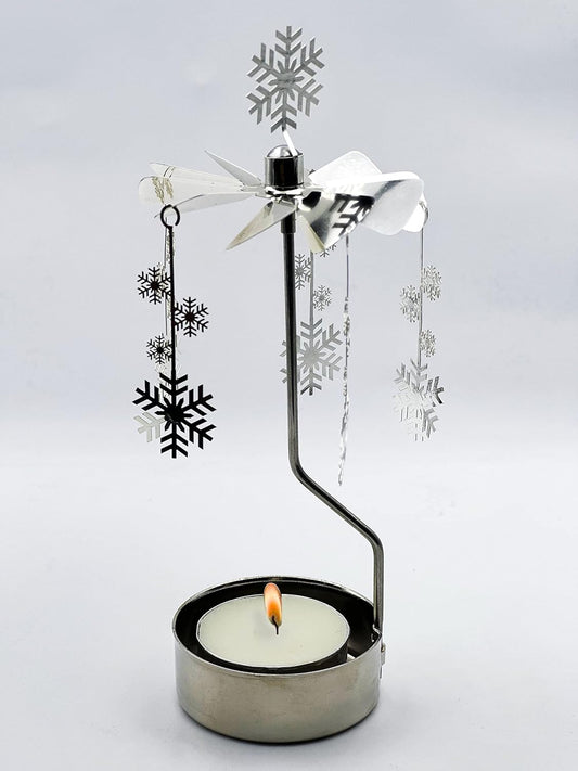Skiennix Rotary Candle Holder - Elegant Spinning Design | Perfect Small Gift for Any Occasion