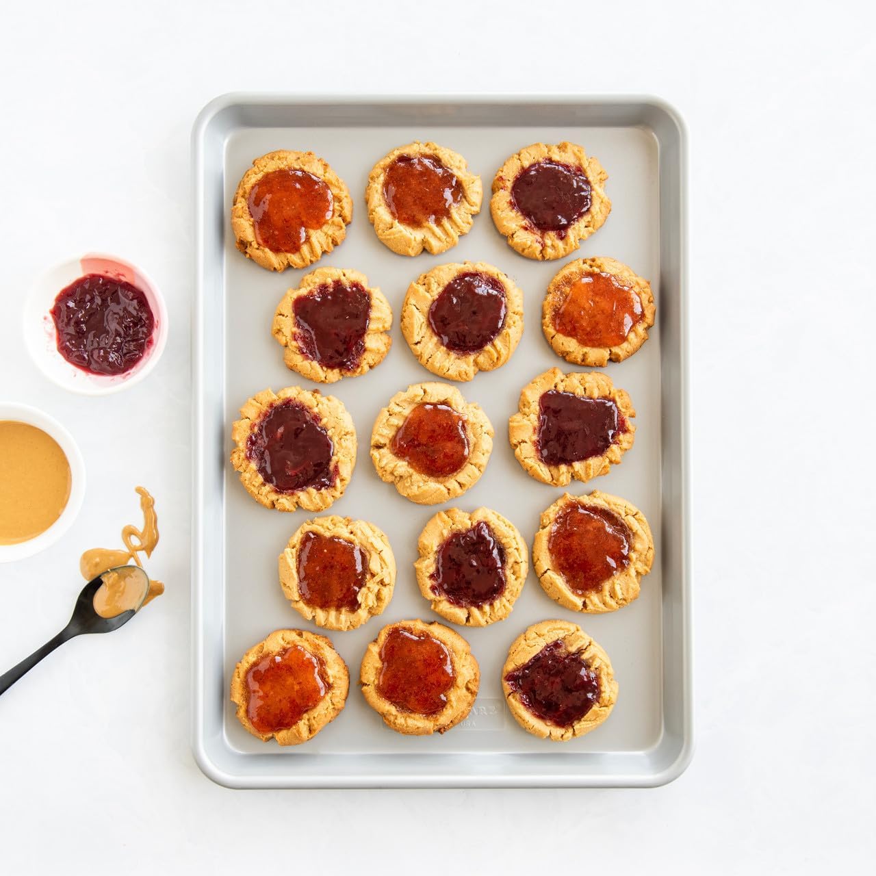 Nordic Ware Brilliant™ Nonstick 3-Pc Baking Set - Safe PFAS & PTFE-Free | Includes Half, Quarter & Eighth Sheets