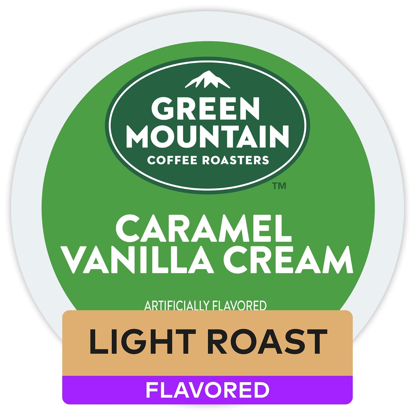 Green Mountain Coffee Caramel Vanilla Cream Keurig Single-Serve Light Roast Coffee K-Cup Pods, 32 Count