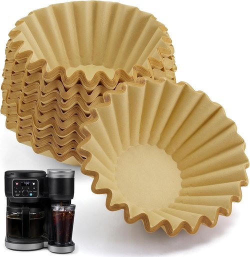 Keurig - Unbleached Coffee Filters for Duo Maker - 200 Pcs Extra-Deep Bowl Design, 72oz Capacity