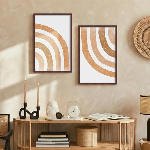 LaVie Home 11x17 Picture Frame for Wall Display, 11x17 Brown Picture Frame with HD Plexiglas, 11 x 17 Poster Frame 1 Pack, Display Frame for Vertical or Horizontal, Classic Collection
