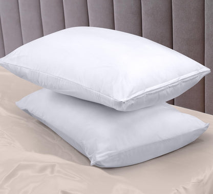 Utopia Bedding Waterproof Pillow Protectors - Bed Bug & Dust Mite Proof | Queen Size (Set of 4) - White