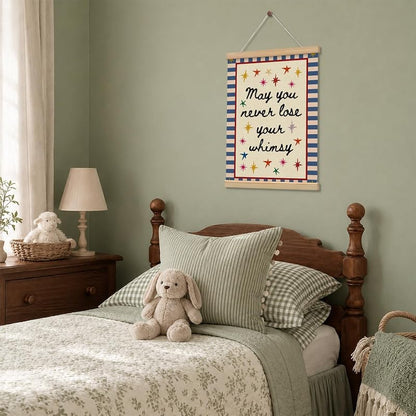 Never Lose Your Whimsy - Maximalist Kids Playroom Wall Art Poster Banner (Variation of THIS listing)
