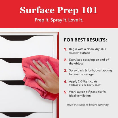 Krylon K05545007 COLORmaxx Spray Paint - Gloss White Finish for Indoor/Outdoor Use | 12 Oz