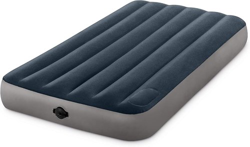 Intex Dura-Beam Twin Air Mattress - Fiber-Tech Construction, 10in Height, 300lb Capacity