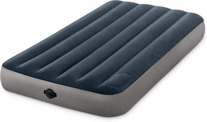 Intex Dura-Beam Twin Air Mattress - Fiber-Tech Construction, 10in Height, 300lb Capacity