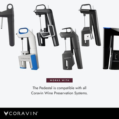 Coravin Premium Pedestal Base - To Hold Coravin Timeless and Coravin Pivot Wine by the Glass Systems