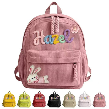 Personalized Toddler Backpack with Name - Pink Custom Backpack for Kids