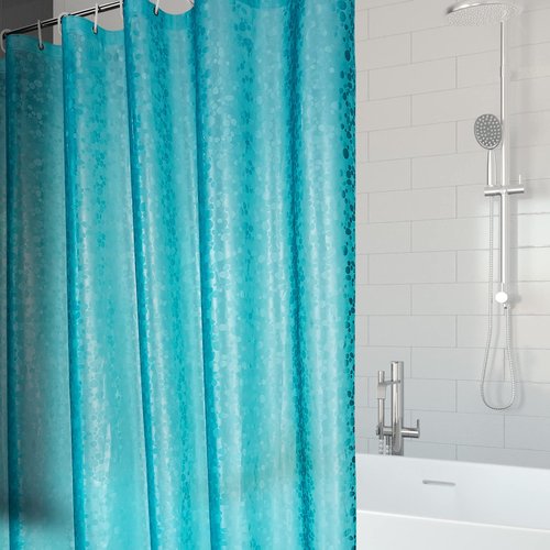 Bostofy Shower Curtain Liner Heavy Duty EVA, Waterproof Shower Liner with 12 Rust Proof Metal Grommets and 3 Weighted Magnet, 72 x 72 Inches Bathroom Shower Curtain, Teal