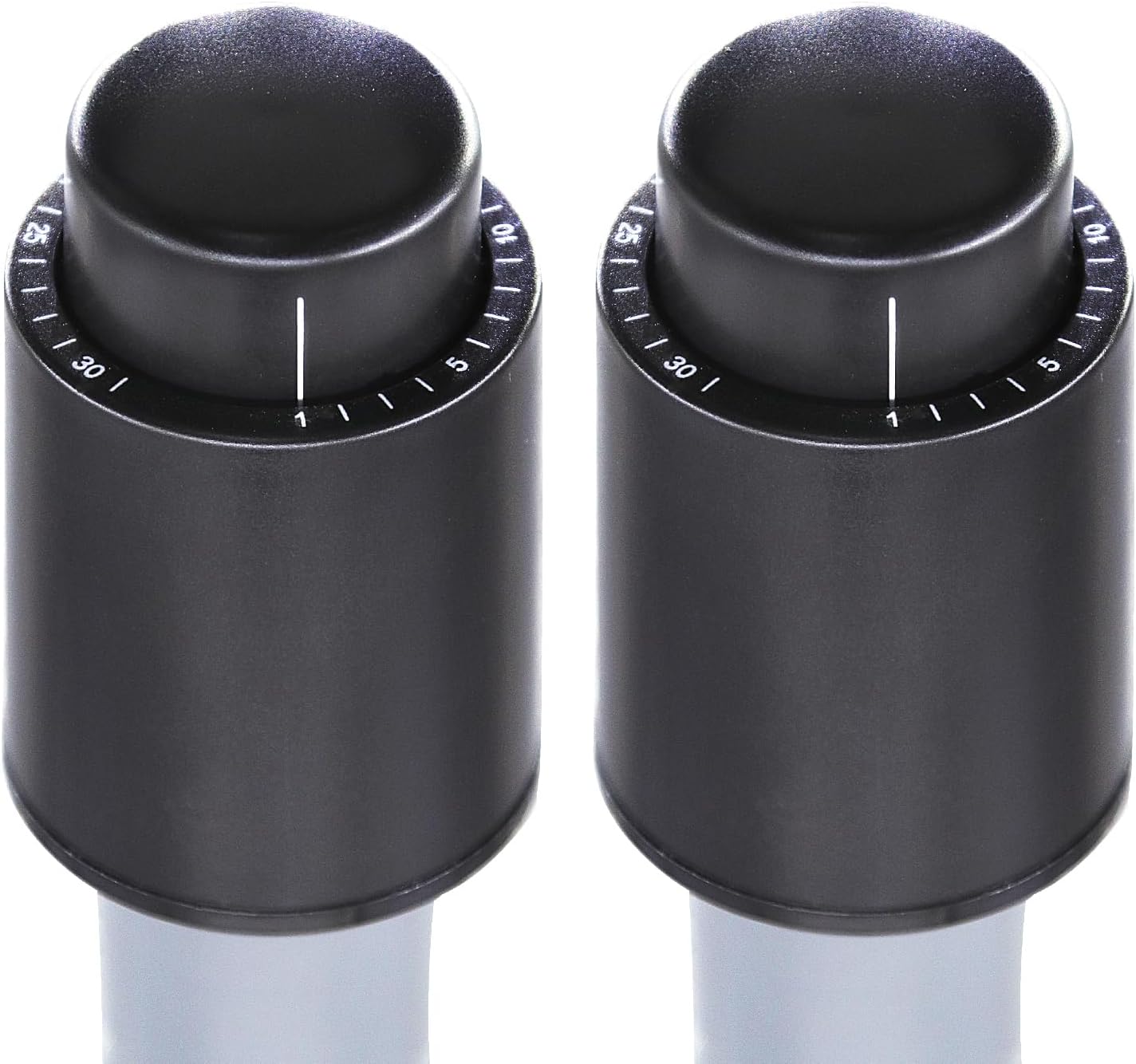 Vacuum Wine Stopper W/Pump, 2-Pack Wine Preservers Savers, Wine Bottle Sealer Blocker, Gifts for Wine Lovers | Reusable Wine Accessories, No Worry Waste Wine