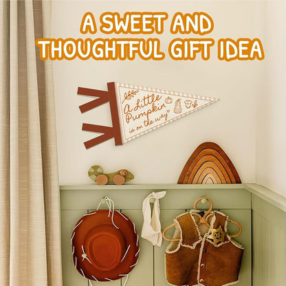 Hello Pumpkin Banner - A Little Pumpkin Is On The Way - Fall Nursery Decor