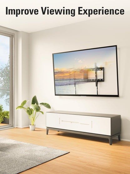 Mounting Dream TV Wall Mount - Universal Tilt Design for 37-75 Inch TVs | Supports Up to 132lbs