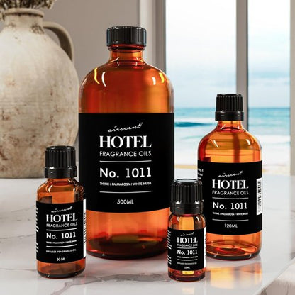 AirScent Hotel Diffuser Oil No. 1011 - Premium Beach Villas Inspired Fragrance Oil for Ultrasonic Diffusers | 10 mL Glass Bottle