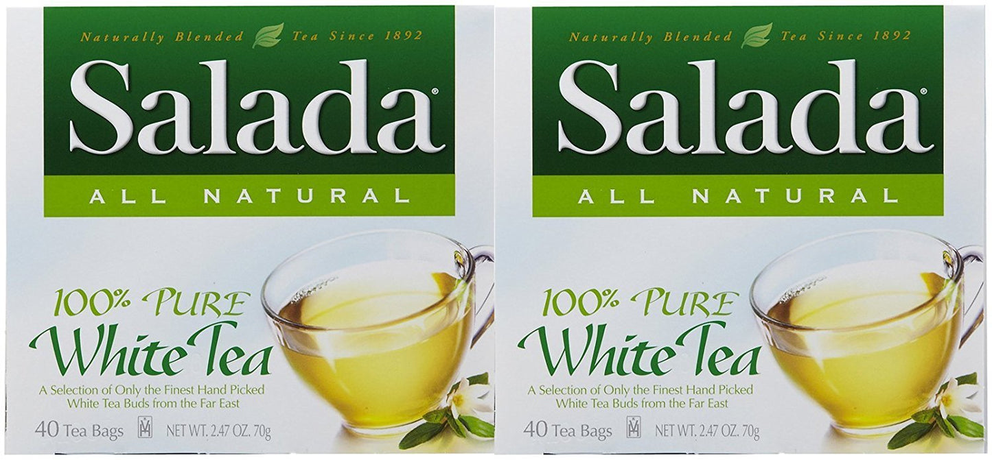 Salada Pure White Tea, 40 ct, 2 pk