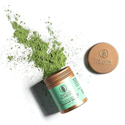 Matcha Green Tea Powder | Premium Grade Japanese Tea | Boosts Immune System | Detox & Energy | Fair & Sustainable, Farm to Cup Superfood from Japan (1.06oz / 30g)