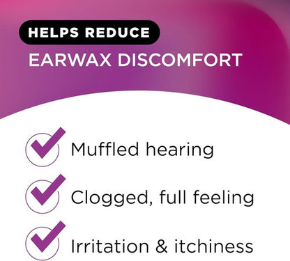 Lipo Earwax Cleansing Kit - Fast-Acting Earwax Removal Drops, Bulb Syringe & Cotton Plugs, Safe & Gentle