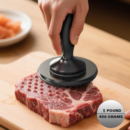 Skiennix 3-in-1 Meat Tenderizer Tool - Dual-Sided Kitchen Mallet for Perfectly Tender Steak & Chicken